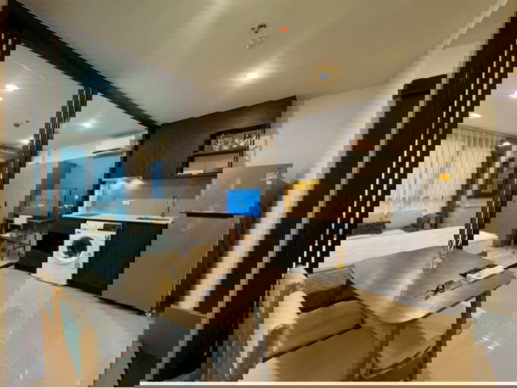 รูป ✨ เอ็กซ์ที ห้วยขวาง🔥ห้องสวยพร้อมอยู่ ตรงปก(1 นอน 1 น้ำ) 30 ตรม. เช่าเพียง 16,000/เดือน ▫️Line: @sanhaproperty📲095-6922871 - รูปที่ 1/14