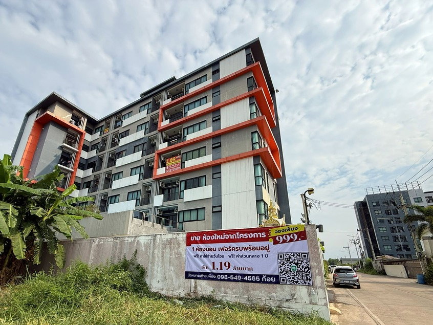 รูป ขายห้องใหม่ มือ 1 พร้อมอยู่ ลามูร์คอนโด ลำลูกกา คลอง 2 ติดโลตัส ใกล้ BTS คูคต - รูปที่ 9/9