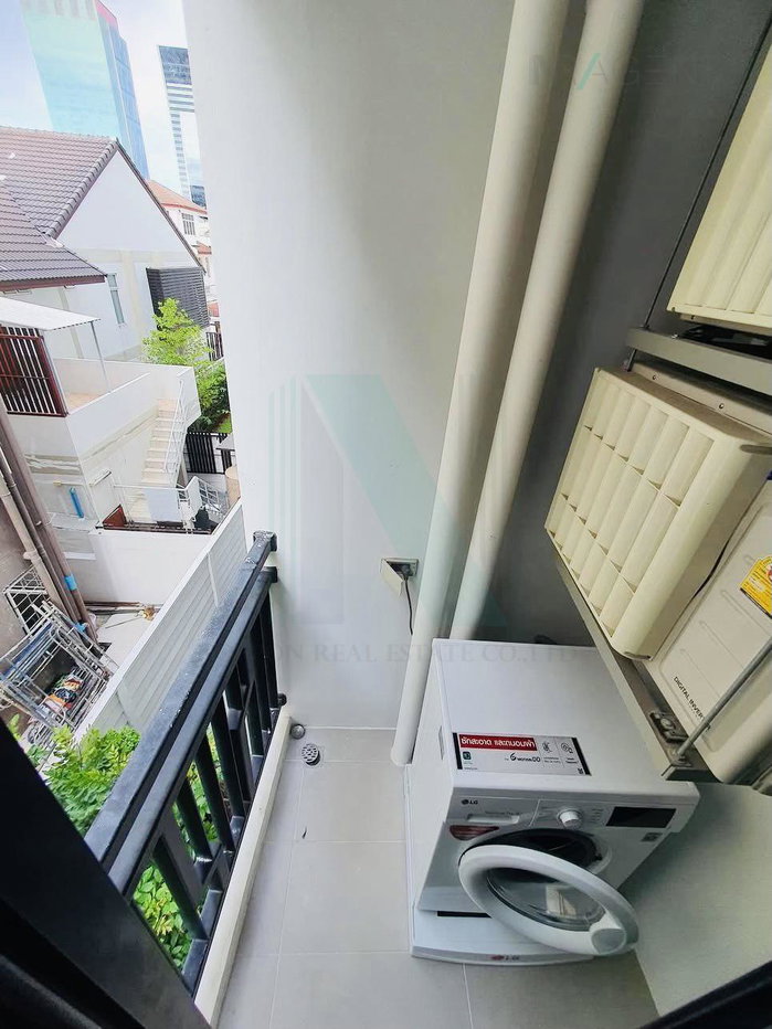 รูป 🔺 ให้เช่าคอนโด กรู๊ฟ รัชดา - พระราม 9 อาคาร 1 ชั้น 4 1 ห้องนอน ขนาด 24 ตรม ใกล้ ใกล้ สถานทูตจีน - รูปที่ 7/8