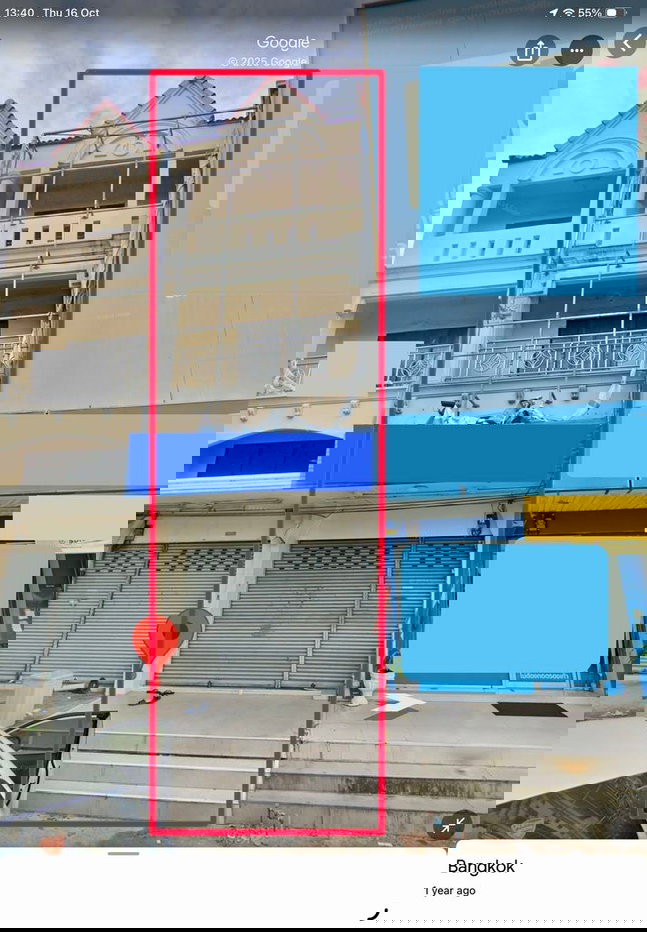 รูป ให้เช่าอาคารพาณิชย์ หน้าหมู่บ้านรุ่งกิจวิลล่า 7 ติดถนนใหญ่! - รูปที่ 1/2