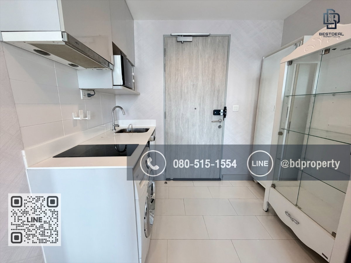 รูป Bestdeal ให้เช่า 1 ห้องนอน 31ตรม.ราคา 15,500/เดือนเท่านั้น เฟอร์นิเจอร์และเครื่องใช้ไฟฟ้าครบ“IDEO MOBI RAMA 9” ใกล้MRT และ เซ็นทรัลพระราม 9 - รูปที่ 10/13