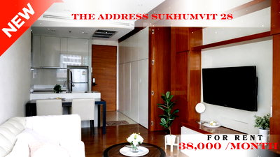 Condos for rent : 💝 Fully Furnished Unit For Rent 📌 The Address Sukhumvit 28 Condominium (Line: @rent2022) | Near BTS Phrom Phong  ✨ Ready to move in! ✨ 📌: A09069