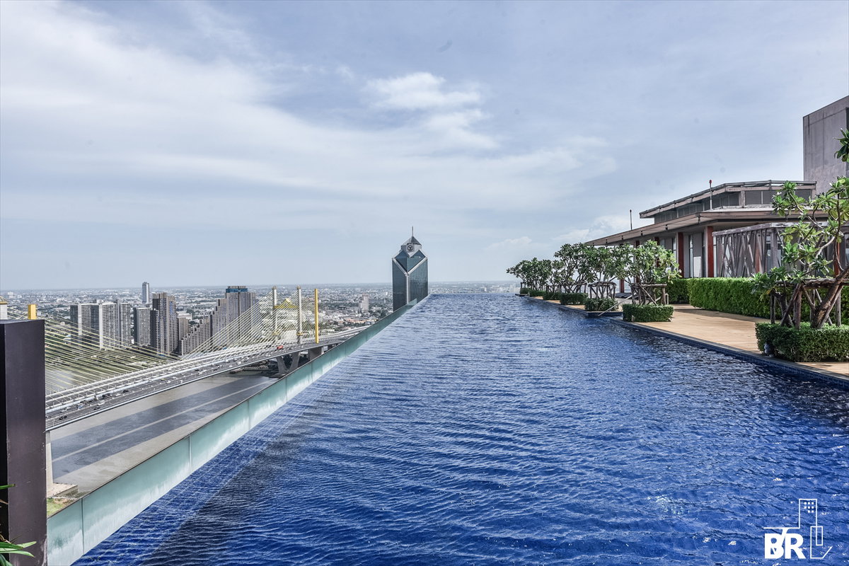รูป ขายคอนโด Menam Residences ชั้นสูง 2 ห้องนอน วิวดี ใกล้ Terminal 21 พระราม3 - รูปที่ 4/4