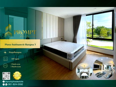 Houses for rent Samut Prakarn : OP02093 - Pleno Sukhumvit-Bangna 3 : MegaBangna