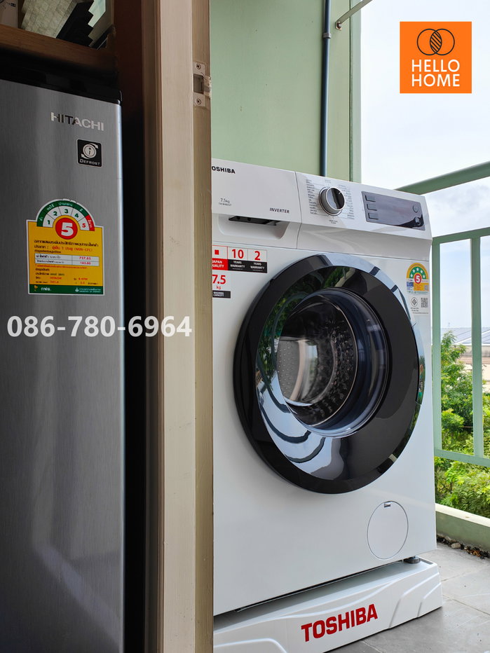 รูป ห้องสวย มีเครื่องซักผ้า ลุมพินี คอนโดทาวน์ ร่มเกล้า-สุวรรณภูมิ - รูปที่ 18/25