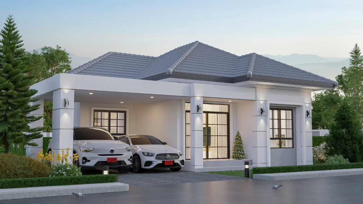 รูป ขายบ้านใหม่ใกล้รวมโชค โครงการบ้าน Morning เหมาะกับคนอยากมีบ้านหลังแรก บ้านสวย น้ำไมท่วม เดินทางสะดวก-SW003591 - รูปที่ 6/20