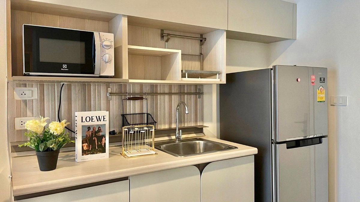 รูป ให้เช่าคอนโดเดอะ คีย์ อุดมสุข ชั้น2 วิวสระน้ำ 30 ตารางเมตร - รูปที่ 5/8