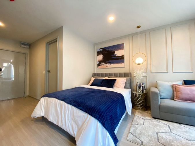 P-119501 City View Studio at Aspire Asoke-Ratchada, 5 Mins to MRT Rama 9! 2.65M! | Line Id: @easycondoplus | 099-229-6397