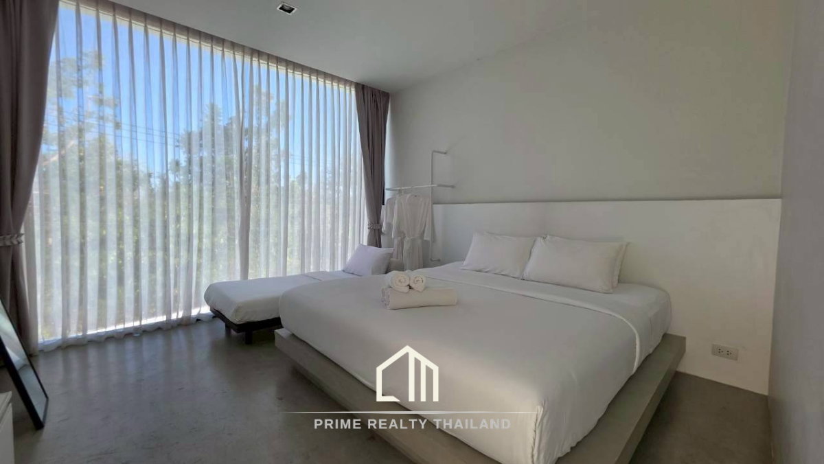 รูป บ้านพักตากอากาศ สไตล์มินิมอล หลังนี้อยู่หัวหิน 88 - รูปที่ 13/39