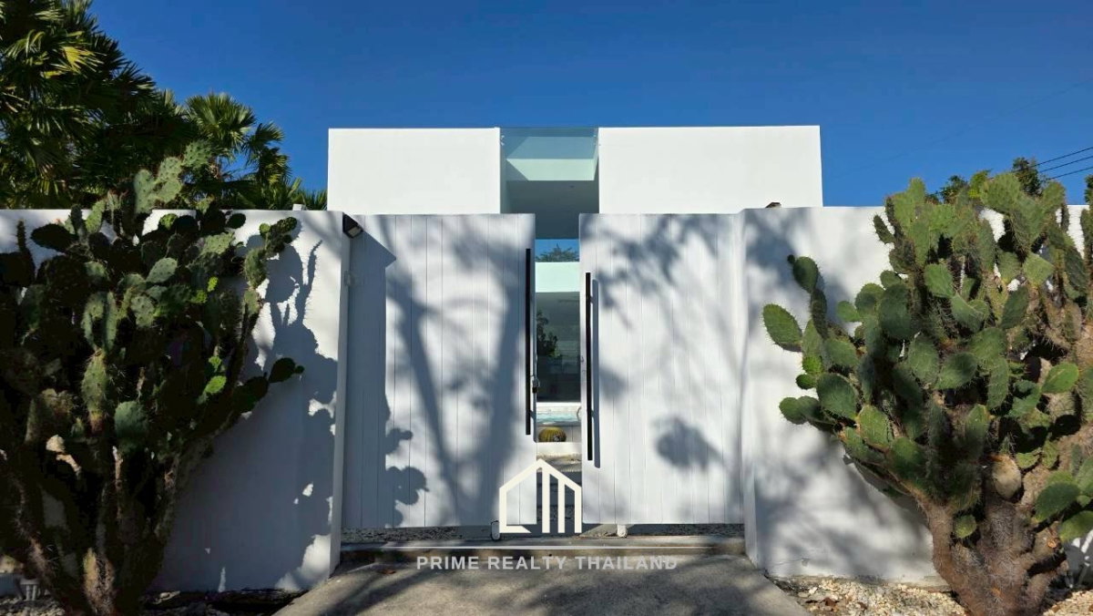 รูป บ้านพักตากอากาศ สไตล์มินิมอล หลังนี้อยู่หัวหิน 88 - รูปที่ 7/39