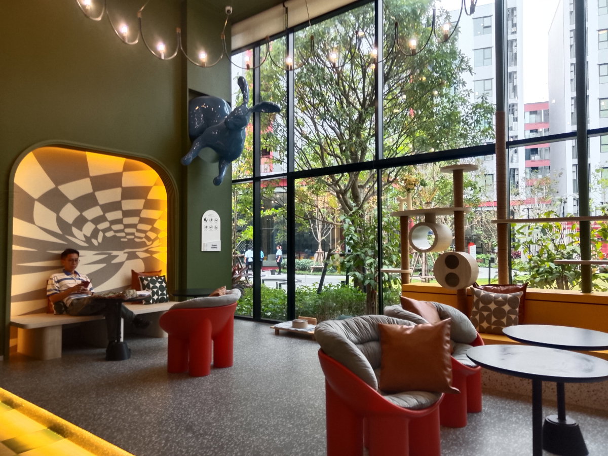 รูป ให้เช่าคอนโดใหม่ มือ1พร้อมอยู่ เฟอร์นิเจอร์พร้อมเครื่องใช้ไฟฟ้าครบ สามารถเลี้ยงสัตว์ได้ - รูปที่ 26/29