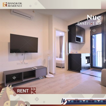 Condo for Rent 💛 Nue District R9 near MRT Rama 9 1BR 34sqm 21K 💎 Beautiful Unit, Great Price