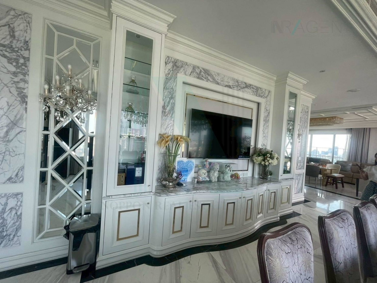 รูป 🎉 ให้เช่าคอนโด คิว อโศก อาคาร 1 ชั้น 42 Penthouse ขนาด 274.00 ตรม ใกล้ MRT สถานีเพชรบุรี - รูปที่ 5/8