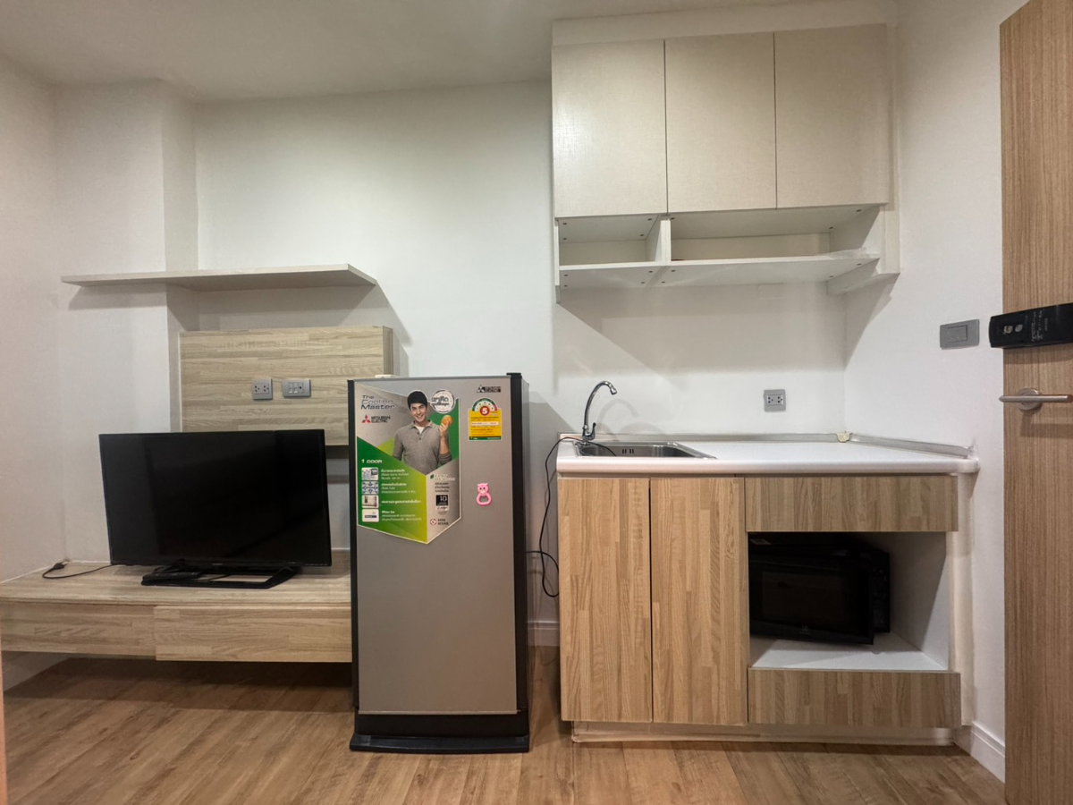 รูป ให้เช่า เอชทู สโตน คอนโด รามอินทรา21 H2 Stone Condo Ramindra 21 เฟอร์ไฟฟ้าครบ มีเครื่องซักผ้า รีโนเวททาสีใหม่ทั้งห้อง พร้อมอยู่ ปลายเดือน เมย - รูปที่ 10/12