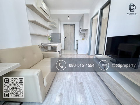 Bestdeal ให้เช่า 1 ห้องนอน 31ตรม.ราคา 15,000/เดือนเท่านั้น เฟอร์นิเจอร์และเครื่องใช้ไฟฟ้าครบ“IDEO MOBI RAMA 9” ใกล้MRT และเซ็นทรัลพระราม 9 เพียง 80 ม.
