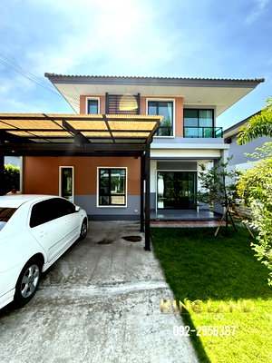 เช่าบ้านเดี่ยว ม.นอร์ทกรุงเทพ วิทยาเขตรังสิต : #ให้เช่าบ้านเดี่ยว​ 3 ห้องนอน 3 ห้องน้ำ คณาสิริ วงแหวน - ลำลูกกา   ​Kanasiri Wongwaen-Lumlukka #โครงการแสนสิริ​ ราคาเพียง 22,000-. เดือน