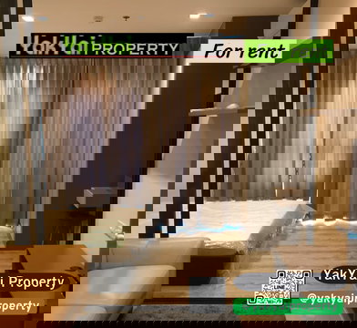 ✨Rent a stunning condo with unobstructed city views from a high floor @KnightsBridge Sky River Ocean ✨ Conveniently located near BTS Pak Nam.