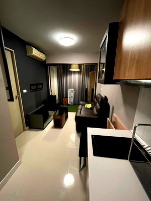 คอนโดให้เช่า : ให้เช่าคอนโด IDEO Mix Sukhumvit 103 ห้องสวยเฟอร์ฯครบพร้อมอยู่ ทำเลดีติดถนนสุขุมวิท ไม่ต้องเข้าซอย ติด BTS อุดมสุข  เพียงก้าวเดียว 