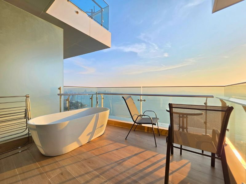 รูป ให้เช่า: อารมณ์ วงศ์อมาตย์ 1ห้องนอน 1ห้องน้ำ+อ่างที่ระเบียง ชั้น 44 วิวทะเล เฟอร์นิเจอร์ครบ - รูปที่ 21/68