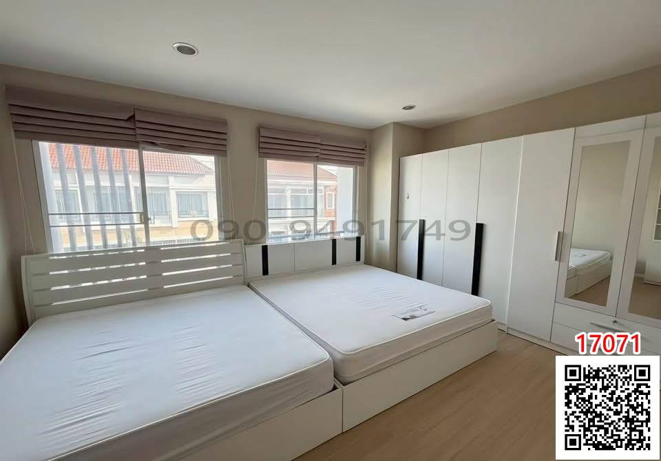 รูป เช่า ทาวน์โฮม 3 ชั้น บ้านกลางเมือง เกษตร–นวมินทร์ (นวมินทร์ 70)ห ลังมุม ใกล้แฟชั่นไอร์แลนด์  - รูปที่ 8/15