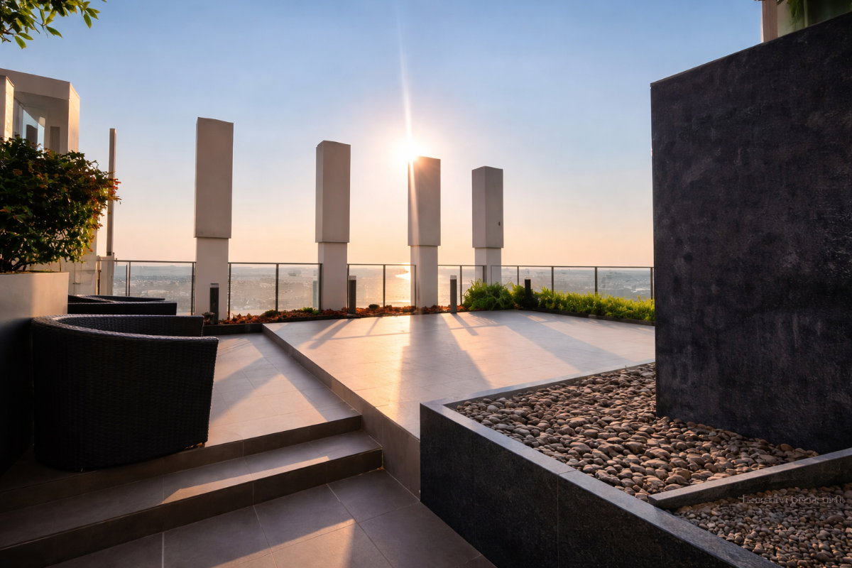 รูป 🏢 คอนโดให้เช่า KnightsBridge Sky River Ocean (ไนท์บริดจ์ สกาย ริเวอร์ โอเชี่ยน) วิวเจ้าพระยา เพดานสูง บรรยากาศดี - รูปที่ 5/9