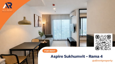 🏢 Condo for rent: Aspire Sukhumvit - Rama 4. A nice unit, easy access to the city, and easy to rent out