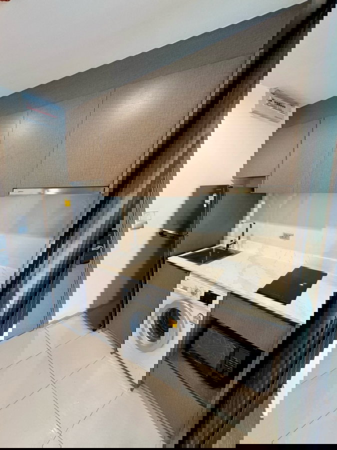 รูป 🏢 คอนโดให้เช่า Life Asoke Hype (ไลฟ์ อโศก ไฮป์) ใกล้ MRT พระราม 9 ห้องใหม่ ดีไซน์สวย ส่วนกลางจัดเต็ม - รูปที่ 6/13