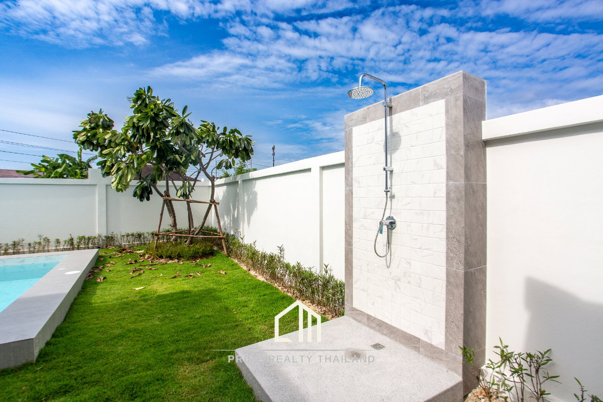 รูป พูลวิลล่าสไตล์โมเดิร์น ในซอย 112 – บ้านพักอาศัยส่วนตัว บนทำเลคุณภาพ - รูปที่ 9/29