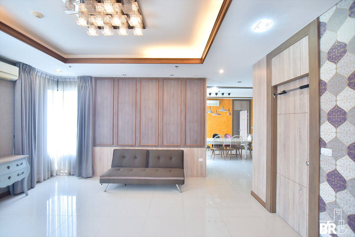 รูป Condo for Rent 🌃 Villa Asoke, near MRT Phetchaburi, 80K 2BR 172.19 sqm💫Beautiful Unit with unblocked view - รูปที่ 6/14