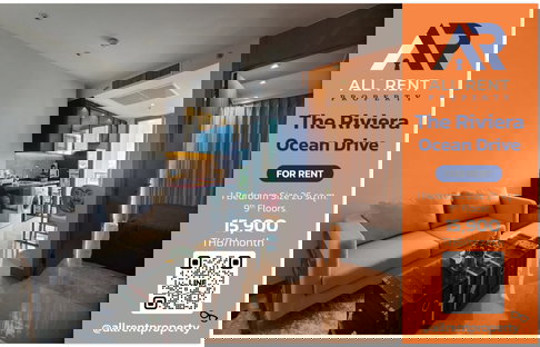 คอนโดฟีลรีสอร์ต ใกล้ทะเลทุกวัน🌊 The Riviera Ocean Drive | 1 นอน | ชั้น 9