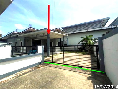 บ้านเดี่ยว 60 ตร.วา นิคมพัฒนา ระยอง 1.9M