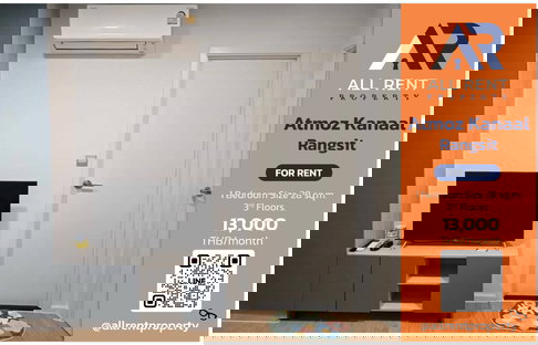 ⚡ Beautiful rooms, resort feel! Atmoz Kanaal, near Bangkok University / Thammasat University. Great atmosphere, comfortable living