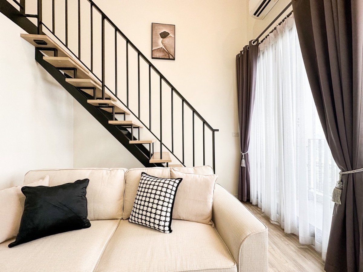 รูป ขายด่วน คอนโดduplex 2ชั้น เพดานสูงโปร่ง สบาย ตกแต่งพร้อมเข้าอยู่ ใกล้แฟชั่นไอส์แลนด์ - รูปที่ 7/16