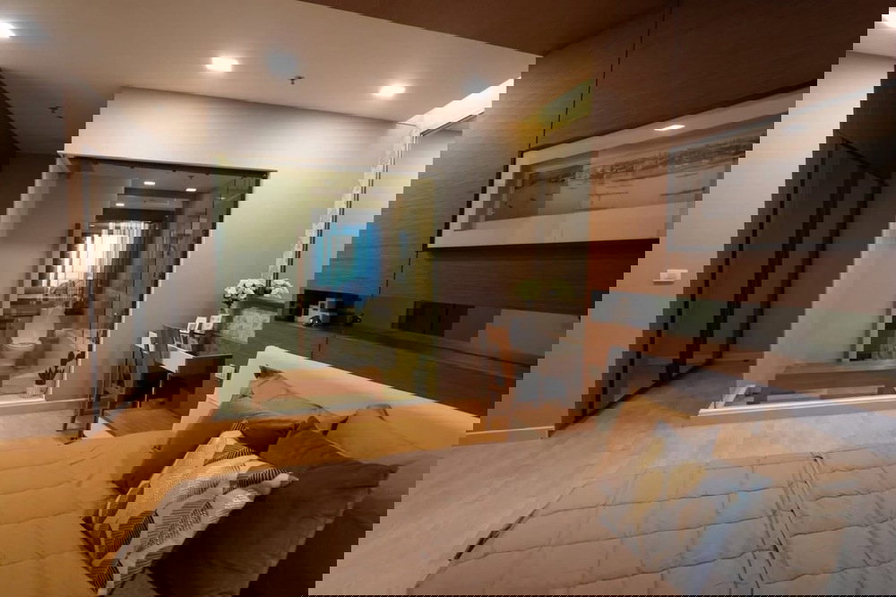 รูป 🔥 ขาย -เช่า !!🔥 Nusasiri Grand Condo, 2 นอน, 2 น้ำ, ชั้นสูง 17+, ตกแต่งสไตล์โมเดิร์น, มีอ่างอาบน้ำ !! Code C20240201010, พร้อมเข้าอยู่, ราคาพิเศษ!! - รูปที่ 4/6