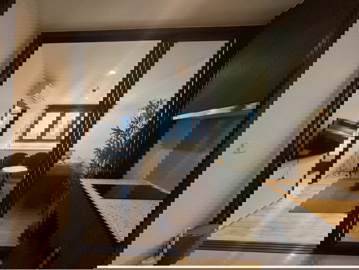 รูป 📍XT Huaikhwang✨คอนโดหรูห้วยขวาง ห้องใหญ่แต่งครบพร้อมอยู่ (1 ห้องนอน ขนาด 35 ตรม.) เช่าเพียง 22,000/เดือน ▫️Line: @sanhaproperty📲095-6922871 รับโค - รูปที่ 17/17