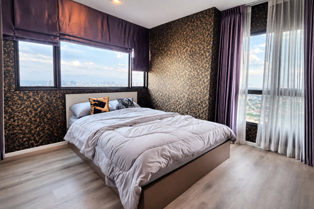 รูป 🏢 คอนโดให้เช่า KnightsBridge Sky River Ocean (ไนท์บริดจ์ สกาย ริเวอร์ โอเชี่ยน) วิวเจ้าพระยา เพดานสูง บรรยากาศดี - รูปที่ 2/9