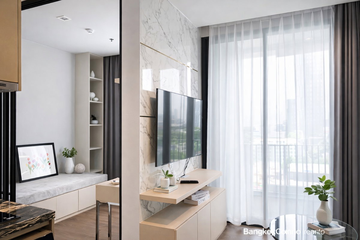 รูป 🍀🍀 Prime Condo Location🚆ให้เช่า📌 ไอดีโอ คิว สุขุมวิท 36 (Line:@rent2022)BTS ทองหล่อ✨พร้อมเข้าอยู่🔖A11133 - รูปที่ 5/13