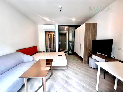 คอนโดให้เช่า : ให้เช่าคอนโด เดอะ เบส สะพานใหม่ อาคาร 1 ชั้น 10 สตูดิโอ ขนาด 28 ตรม ใกล้ Big C สะพานใหม่