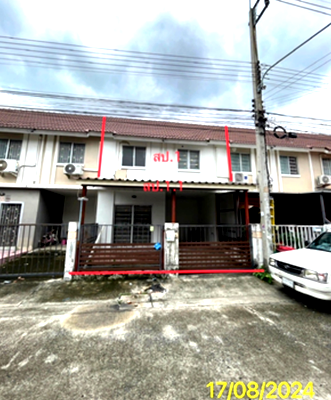 ทาวน์โฮม ปทุมธานี : ทาวน์เฮ้าส์ 18.1 ตร.วา บ้านพฤกษา 64/1 คลองหลวง ปทุมธานี 1.6M