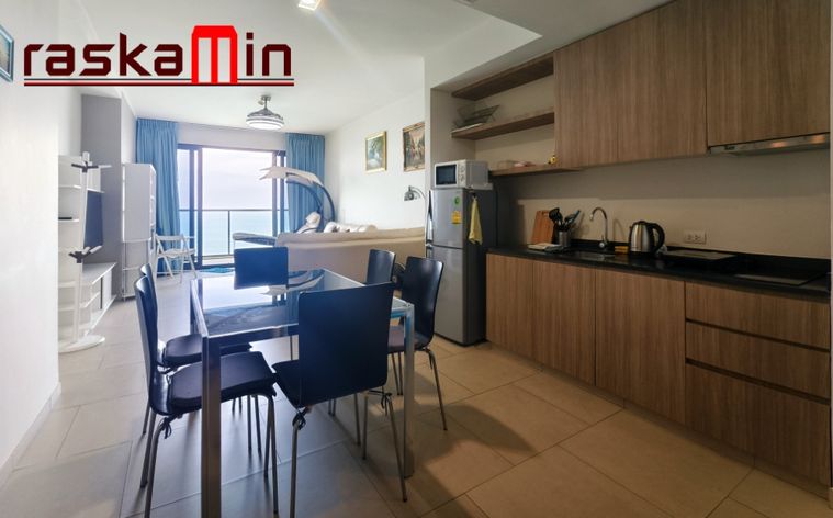 FQ🗺️KT0372🏖️1Bedroom 77sqm Tower A High-floor🌊Sea view🏄♂️Zire Wongamat North Pattaya