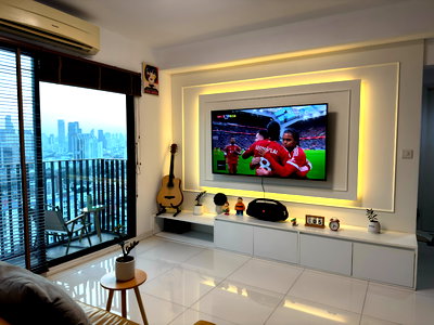 Condos for sale : Condo for Sale Fuse Mobius Ramkhamhaeng 2 Bedroom 56 sqm High Floor Pool View