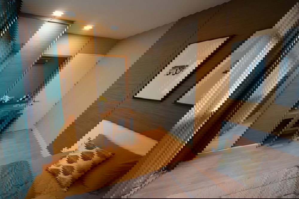 รูป 🔥 ขาย -เช่า !!🔥 Nusasiri Grand Condo, 2 นอน, 2 น้ำ, ชั้นสูง 17+, ตกแต่งสไตล์โมเดิร์น, มีอ่างอาบน้ำ !! Code C20240201010, พร้อมเข้าอยู่, ราคาพิเศษ!! - รูปที่ 5/6