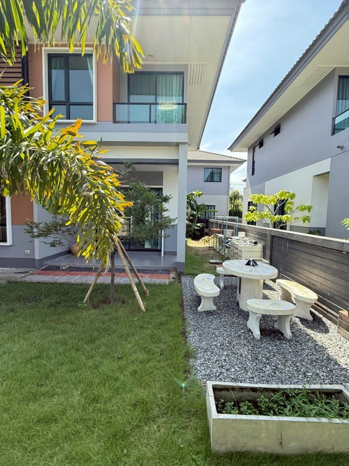 รูป #ให้เช่าบ้านเดี่ยว​ 3 ห้องนอน 3 ห้องน้ำ คณาสิริ วงแหวน - ลำลูกกา   ​Kanasiri Wongwaen-Lumlukka #โครงการแสนสิริ​ ราคาเพียง 22,000-. เดือน - รูปที่ 2/19