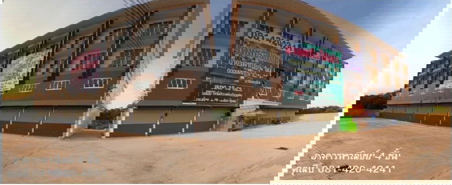 รูป ให้เช่า ขายอาคารพาณิชย์ 4 ชั้น โครงการทรัพย์รุ่งเรือง ติดถนนพระราม 2 กม. 36+800 ตำบลบางกระเจ้า สมุทรสาคร - รูปที่ 1/11