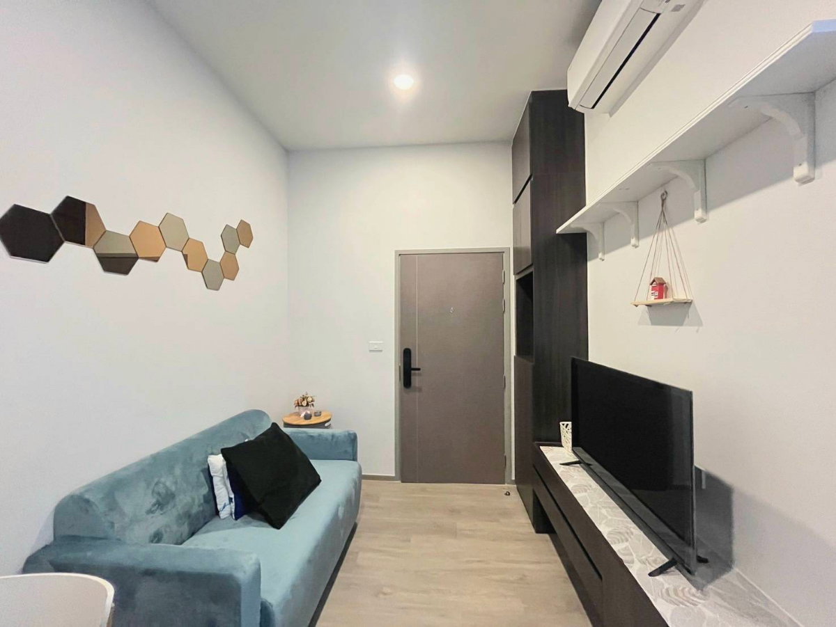 รูป 🛋️ ห้องสวย พร้อมอยู่! ให้เช่า Origin Plug & Play Ramintra ใกล้รถไฟฟ้าสายสีชมพู 9 กม.🚈✨ - รูปที่ 2/23
