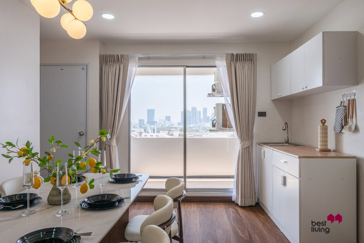 รูป D.D Tower ห้องใหญ่ 2 ห้องนอน ทำเลห้วยขวาง ใกล้ MRT - รูปที่ 5/6