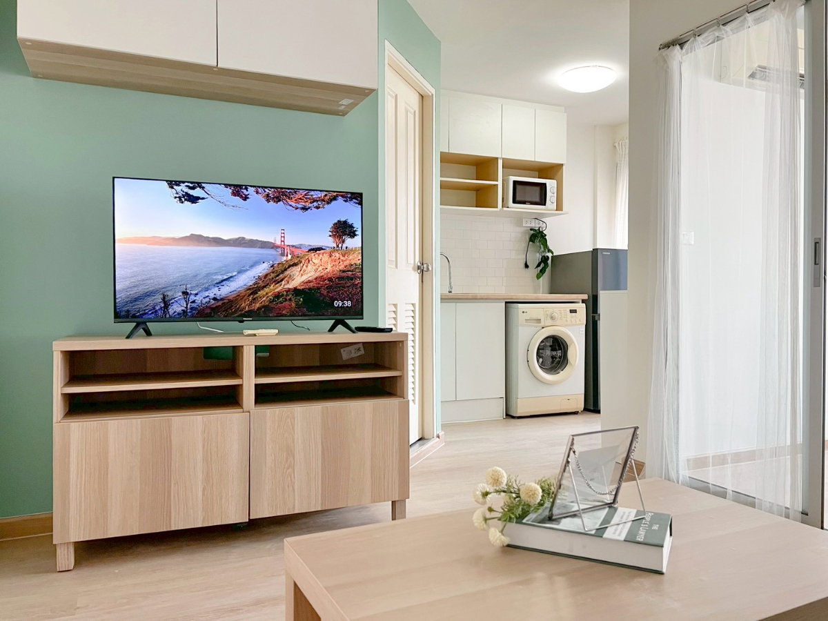 รูป ให้เช่า ดีคอนโดรัตนาธิเบศร์ห้องสวยทำเลดีมี7-11ในโครงการ ใกล้MRT ไทรม้า - รูปที่ 14/17