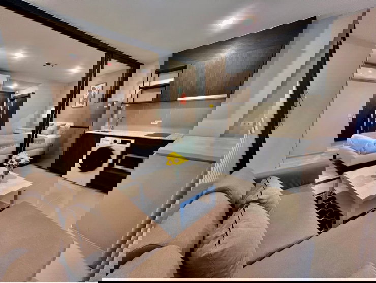 รูป ✨ เอ็กซ์ที ห้วยขวาง ห้องสวยพร้อมอยู่🔥รีบจองก่อนหลุด🔥 (1 นอน 1 น้ำ) 30 ตรม. เช่าเพียง 16,000/เดือน ▫️Line: @sanhaproperty📲095-6922871 รับโคค่ะ - รูปที่ 1/9