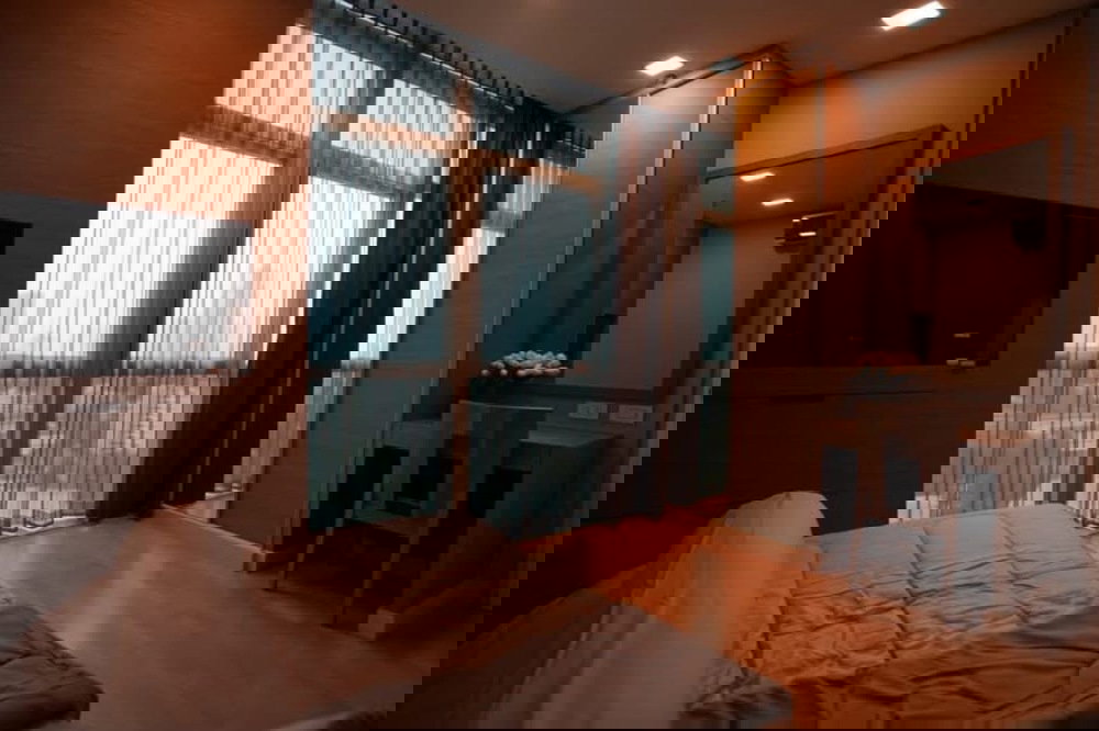 รูป 🔥 ขาย -เช่า !!🔥 Nusasiri Grand Condo, 2 นอน, 2 น้ำ, ชั้นสูง 17+, ตกแต่งสไตล์โมเดิร์น, มีอ่างอาบน้ำ !! Code C20240201010, พร้อมเข้าอยู่, ราคาพิเศษ!! - รูปที่ 6/6