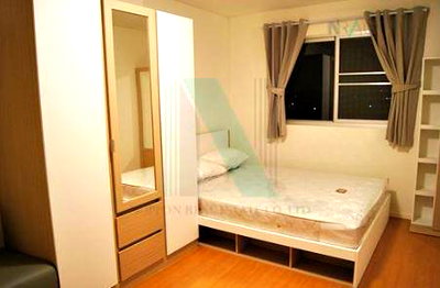 คอนโดให้เช่า : ให้เช่าคอนโด ลุมพินี คอนโดทาวน์ ร่มเกล้า - สุวรรณภูมิ อาคาร A3 ชั้น 8 สตูดิโอ ขนาด 21 ตรม ใกล้ ใกล้  Airport Link ลาดกระบัง